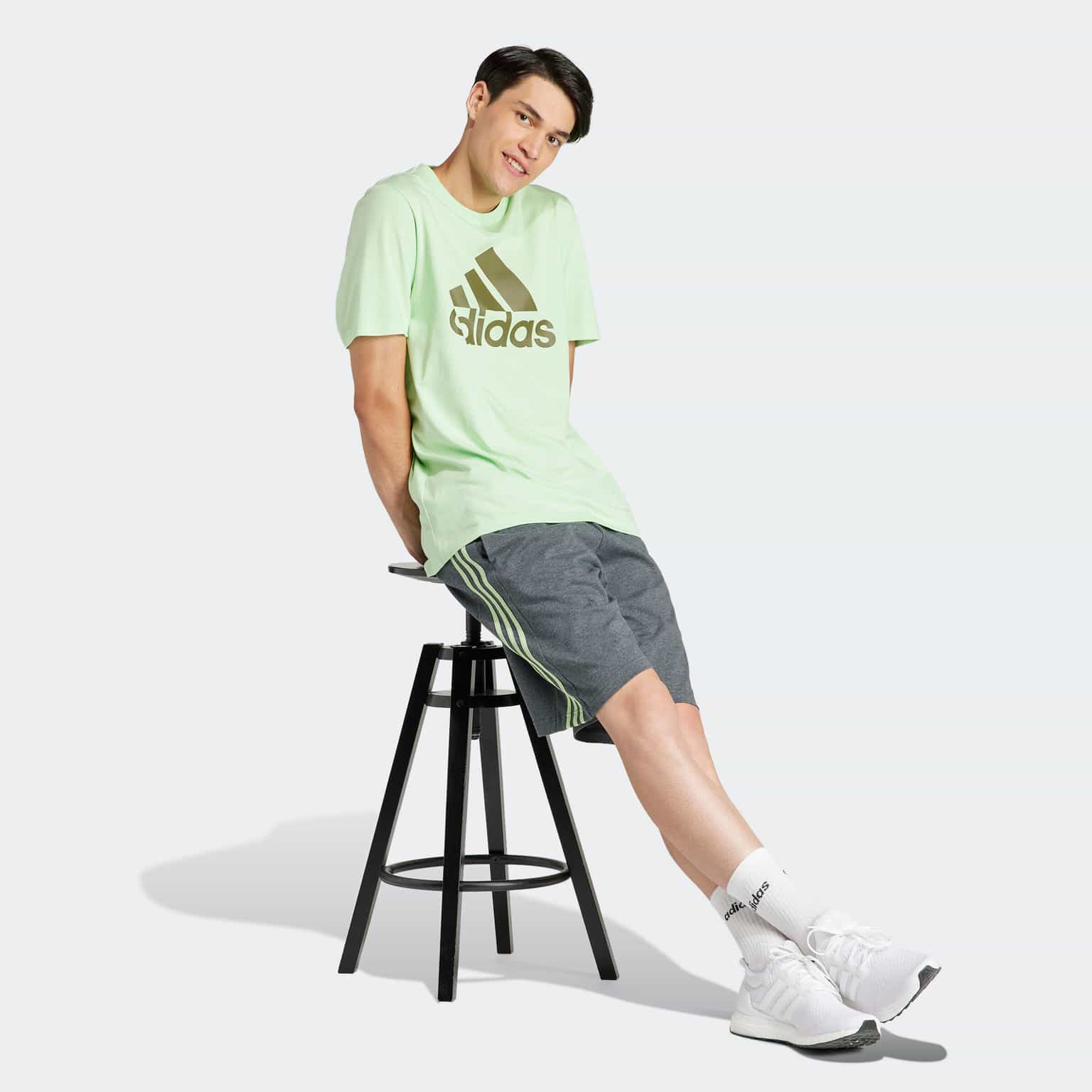Adidas Essentials Single Jersey Big Logo T-shirt 3