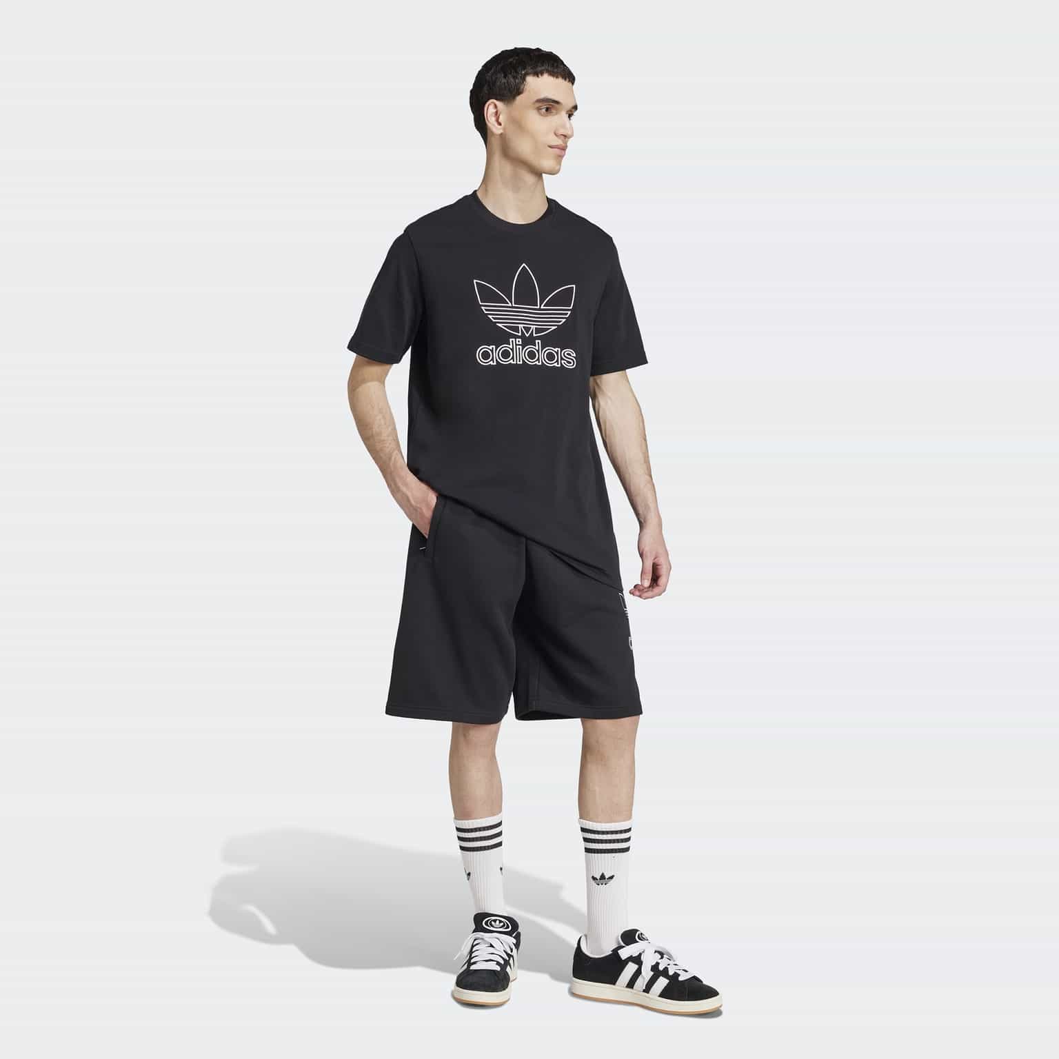 Adidas Adicolor Outline Trefoil Tee 3