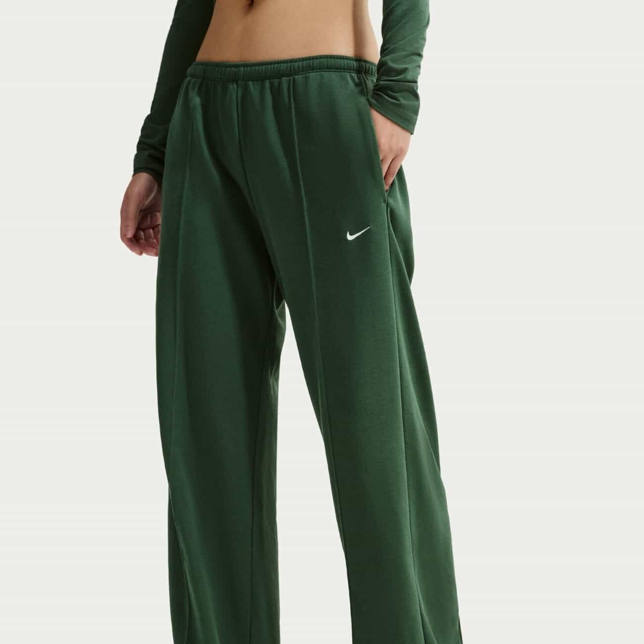 Pantaloni Nike Sportswear Chill Terry Mid-Rise French Terry Open-Hem 2