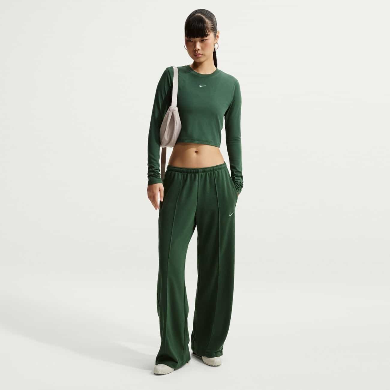 Pantaloni Nike Sportswear Chill Terry Mid-Rise French Terry Open-Hem 3