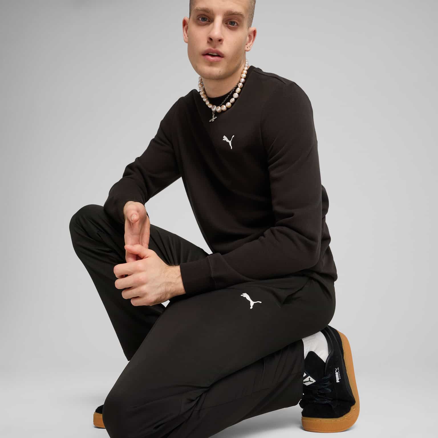 Pantaloni Puma Ess Logo Woven Pants Op 4