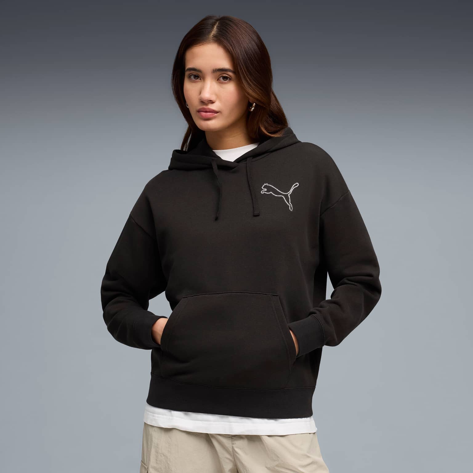 Hanorac Puma Bedazzled Relaxed