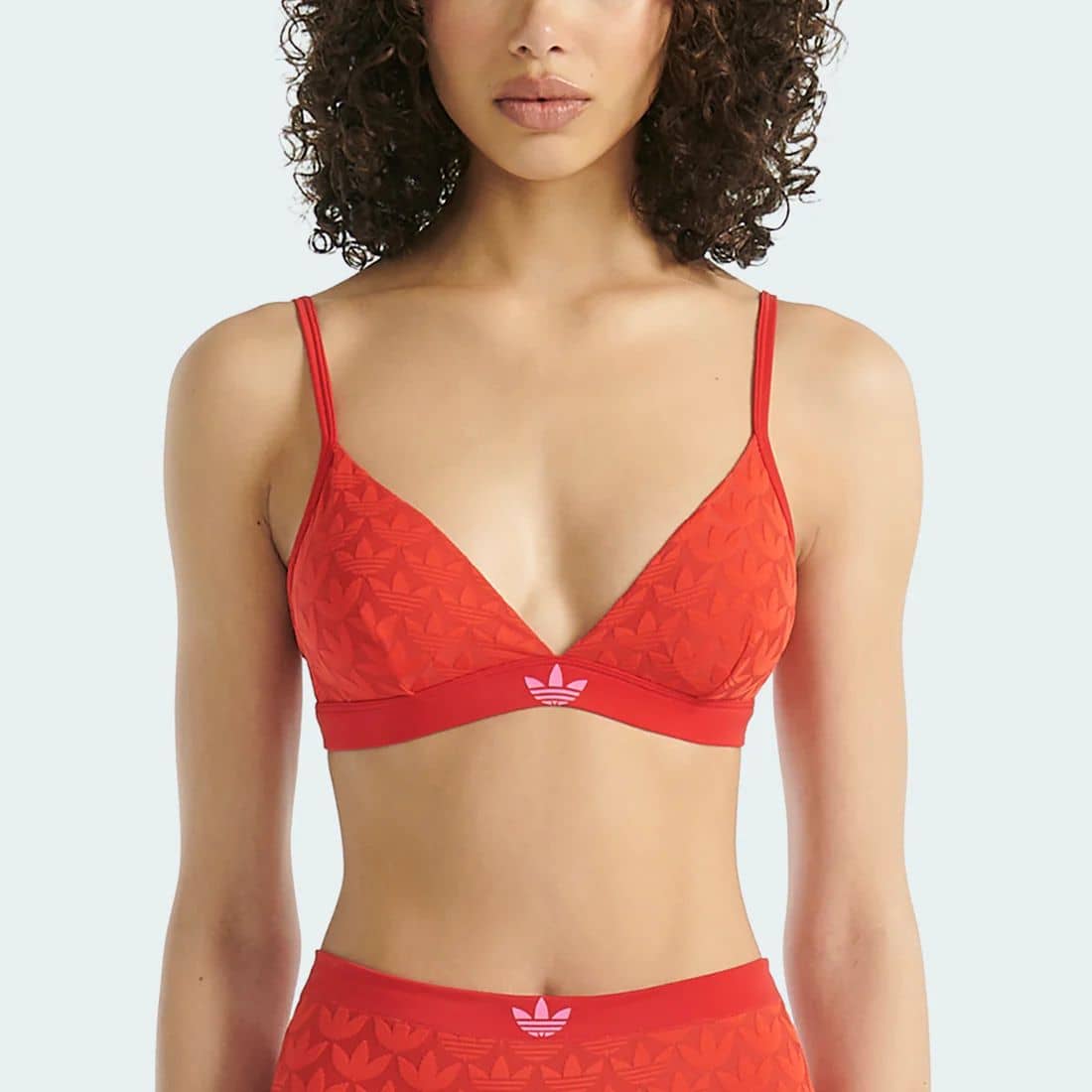 Нижнее бельё Adidas Microterrot Monogram Triangle Bralette
