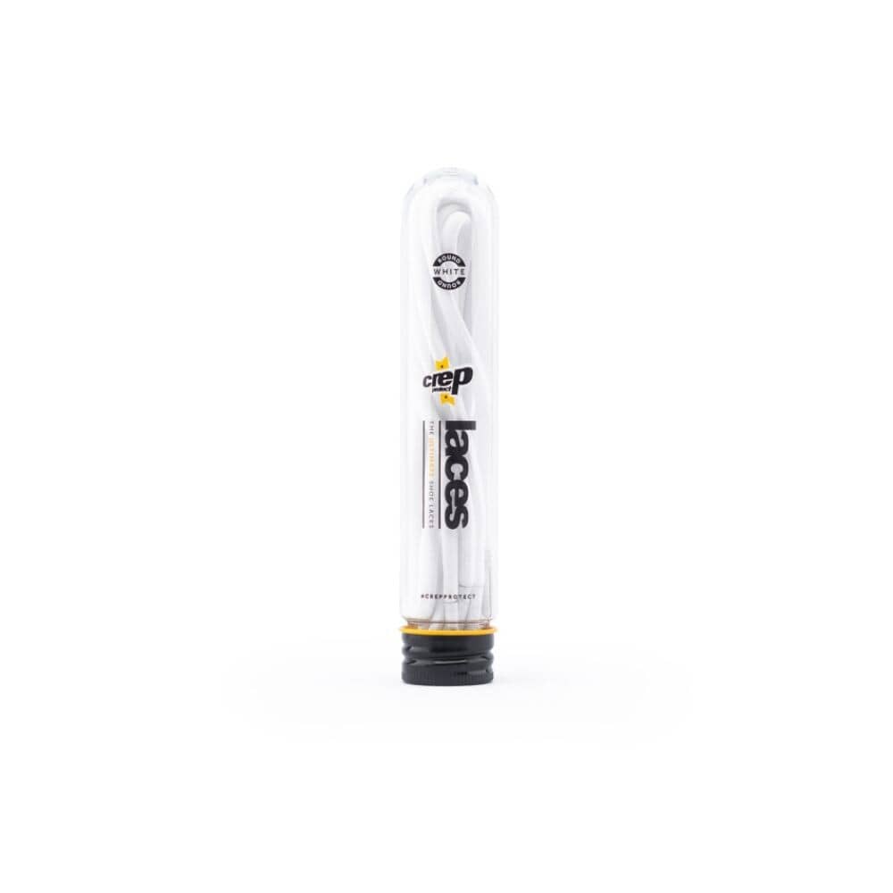 Crep Protect Round White Laces