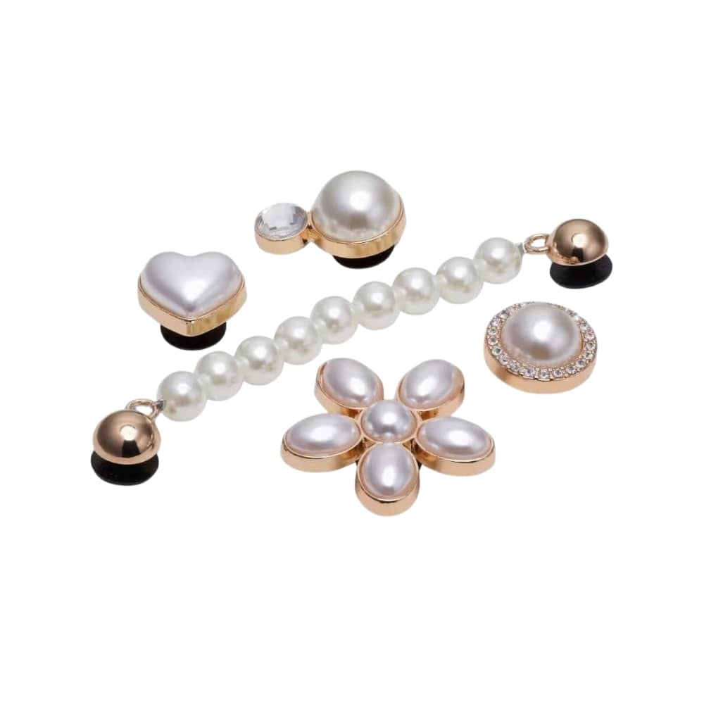Crocs Jibbitz Dainty Pearl Jewelry 5 Pack
