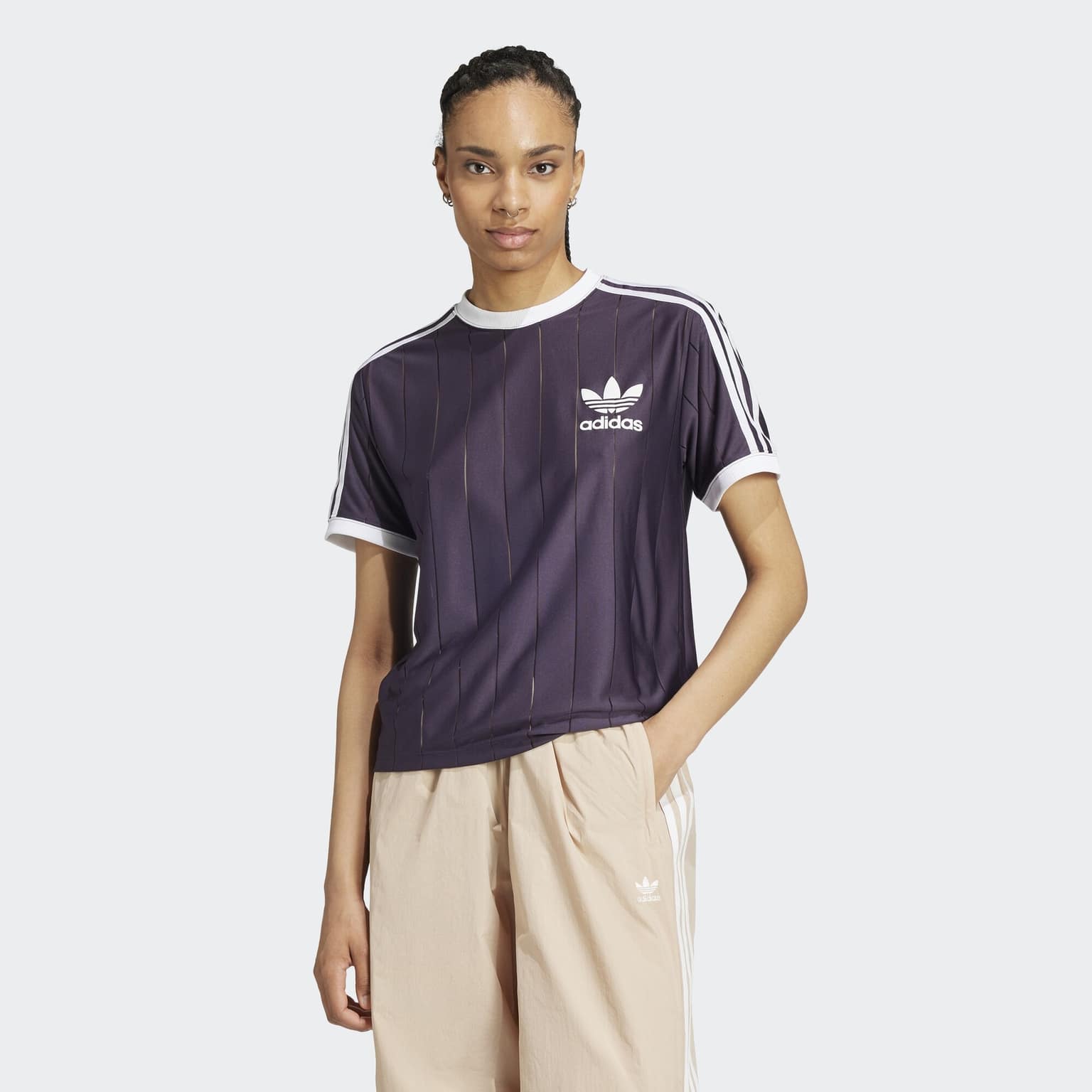 Adidas Adicolor 3-Stripes Pinstripe Tee