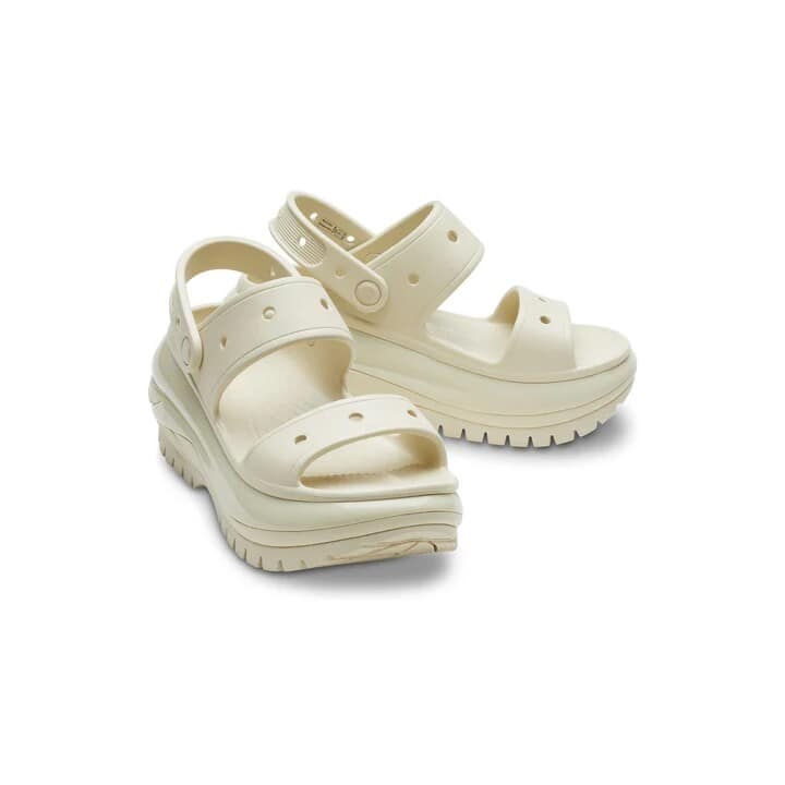 Saboți Crocs Mega Crush Sandal Bone