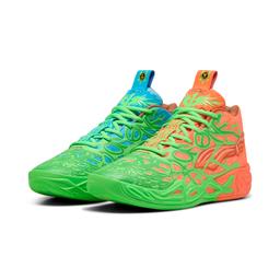Fluro Green Pes-PUMA Green-Bright Aqua-Orange Glow