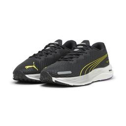 PUMA Black-Purple Pop-Yellow Burst